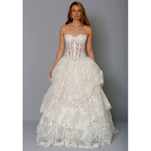 PNINA TORNAI Inspired Lace Gown